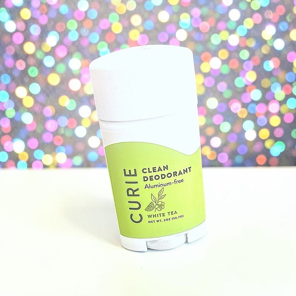 Curie Natural Deodorant Stick in White Tea 2 oz Brand New Without Box - Picture 2 of 9